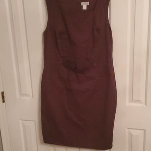 Brown sleeveless dress